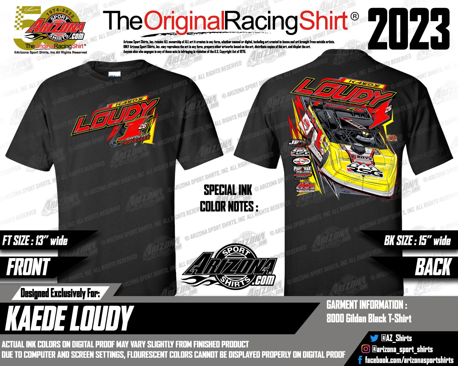 Black Kaede Loudy Ready to Shine in 2023 Short Sleeve Tee